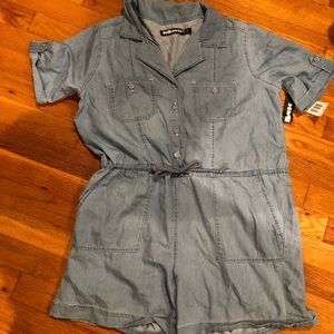 Light Demin Dollhouse Romper